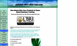 Natural-aloe-skin-care.com thumbnail