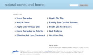 Natural-cures-and-home-remedies.com thumbnail