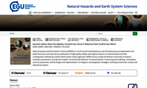 Natural-hazards-and-earth-system-sciences.net thumbnail