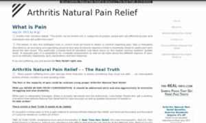 Natural-painrelief.org thumbnail
