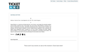 Natural-rhythm.ticketabc.com thumbnail