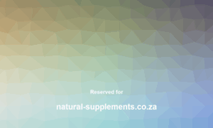 Natural-supplements.co.za thumbnail
