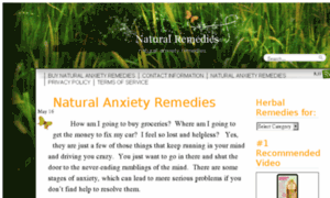 Naturalanxietyremedies.us thumbnail