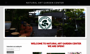 Naturalartgardencenter.com thumbnail