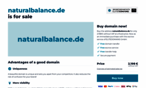 Naturalbalance.de thumbnail