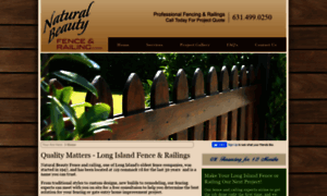 Naturalbeautyfenceandrailing.com thumbnail