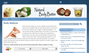 Naturalbodybutter.org thumbnail