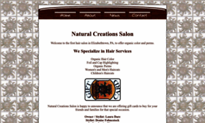 Naturalcreationssalon.com thumbnail