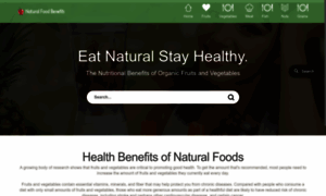 Naturalfoodbenefits.com thumbnail