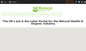 Naturalindustryjobs.co.uk thumbnail