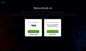 Naturallab.co thumbnail