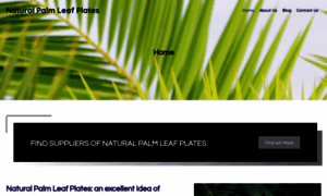 Naturalpalmleafplates.com thumbnail