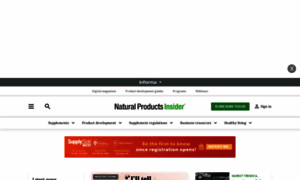 Naturalproductsinsider.com thumbnail