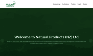 Naturalproductsnz.com thumbnail