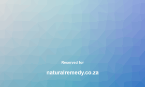 Naturalremedy.co.za thumbnail