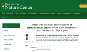 Naturecenter.thankyou4caring.org thumbnail