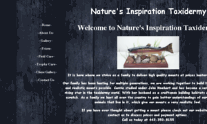 Naturesinspirationtaxidermy.com thumbnail