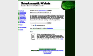 Naturkosmetik-web.de thumbnail