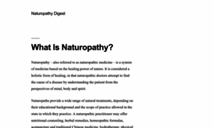 Naturopathydigest.com thumbnail