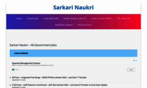 Naukri.sarkari-exam.in thumbnail