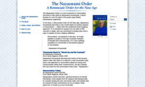 Nayaswami.org thumbnail