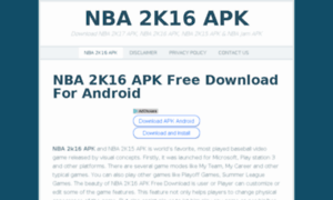 Nba2k16apk.net thumbnail