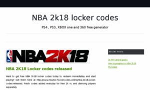 Nba2k17lockercodes.online thumbnail