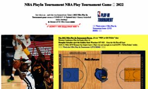 Nbaplayintournament.com thumbnail