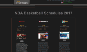 Nbaschedule.com thumbnail