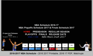 Nbaschedule2015.org thumbnail