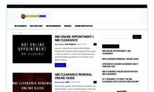 Nbi-clearance.online thumbnail