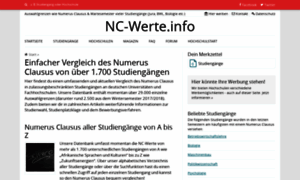 Nc-werte.info thumbnail