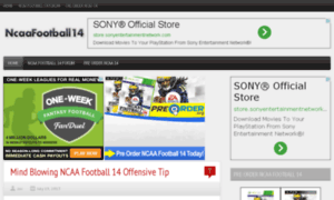 Ncaafootball14.org thumbnail