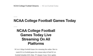 Ncaafootballstreams.com thumbnail