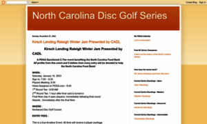 Ncdiscgolfseries.blogspot.com thumbnail