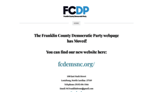 Ncfranklincodemocraticparty.com thumbnail