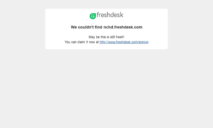 Nchd.freshdesk.com thumbnail