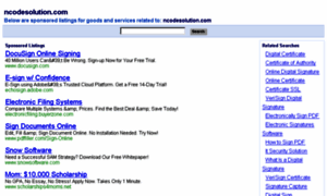 Ncodesolution.com thumbnail