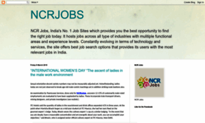 Ncrjobsindia.blogspot.in thumbnail