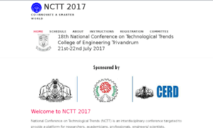 Nctt.cet.ac.in thumbnail