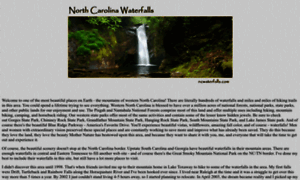 Ncwaterfalls.com thumbnail