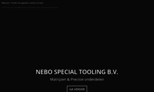 Nebospecialtoolingbv.nl thumbnail