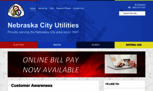 Nebraskacityutilities.com thumbnail