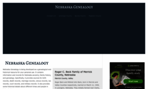 Nebraskagenealogy.com thumbnail