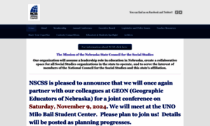 Nebraskasocialstudiescouncil.org thumbnail