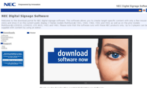 Nec-digital-signage-software.de thumbnail