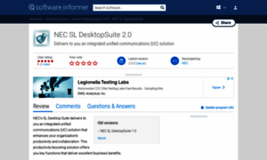 Nec-sl-desktopsuite.software.informer.com thumbnail