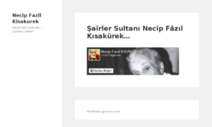 Necipfazilkisakurek.org thumbnail