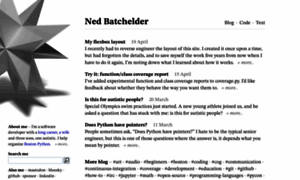Nedbatchelder.com thumbnail