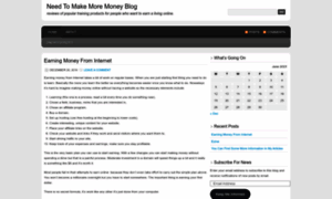 Needtomakemoremoney.wordpress.com thumbnail